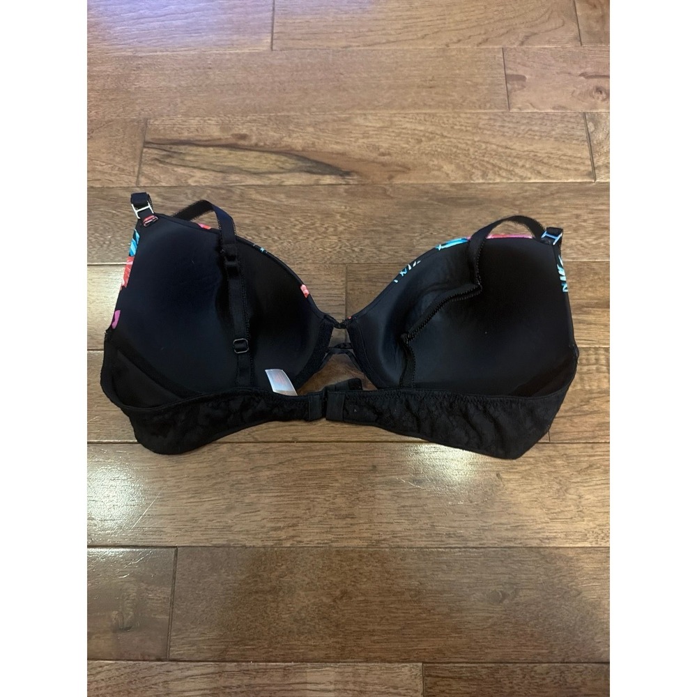 Candies floral print bra with black lace trim Underwire 38C - Picture 2 of 3